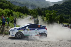 Jacopo Trevisani, Andrea Marchesini (Ford Fiesta R2B, #130) TRT;