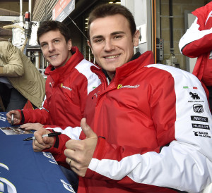 6 Ore di Spa-Francorchamps - Sessione autografi per Rigon