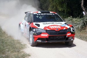 Paolo Andreucci e Rudy Briani su Skoda Fabia Rally2 al Rally Adriatico 2023_21 Grande