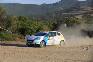 Il pilota Gabriele Angius con Achenza_Rally Vermentino 2023_Foto Lello Abate